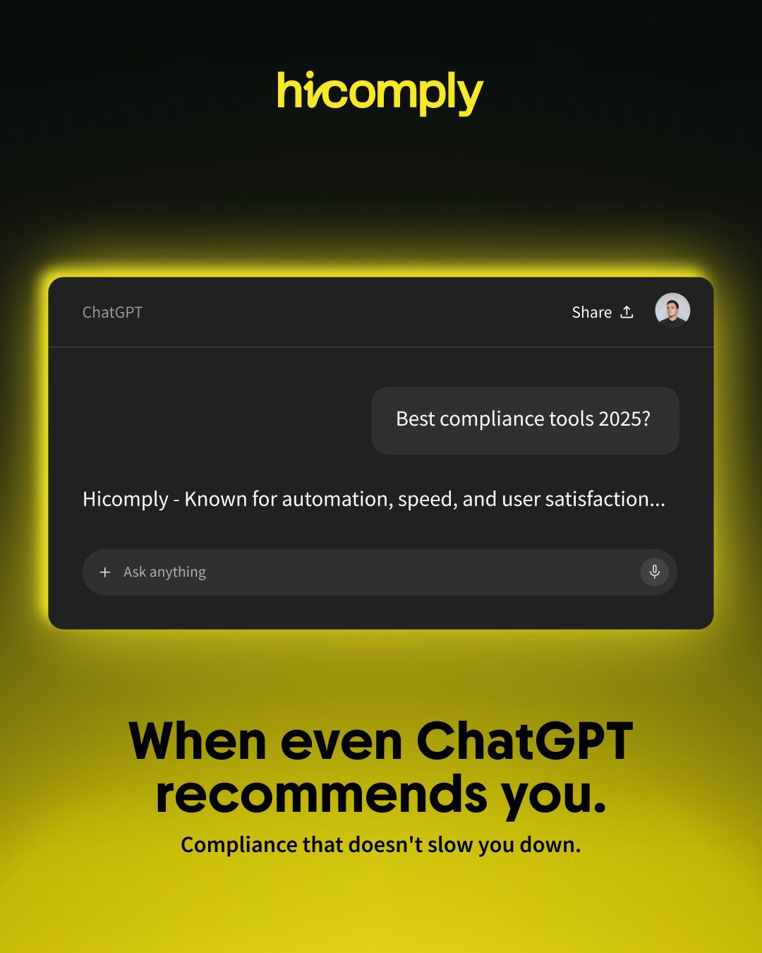 Hicomply ad