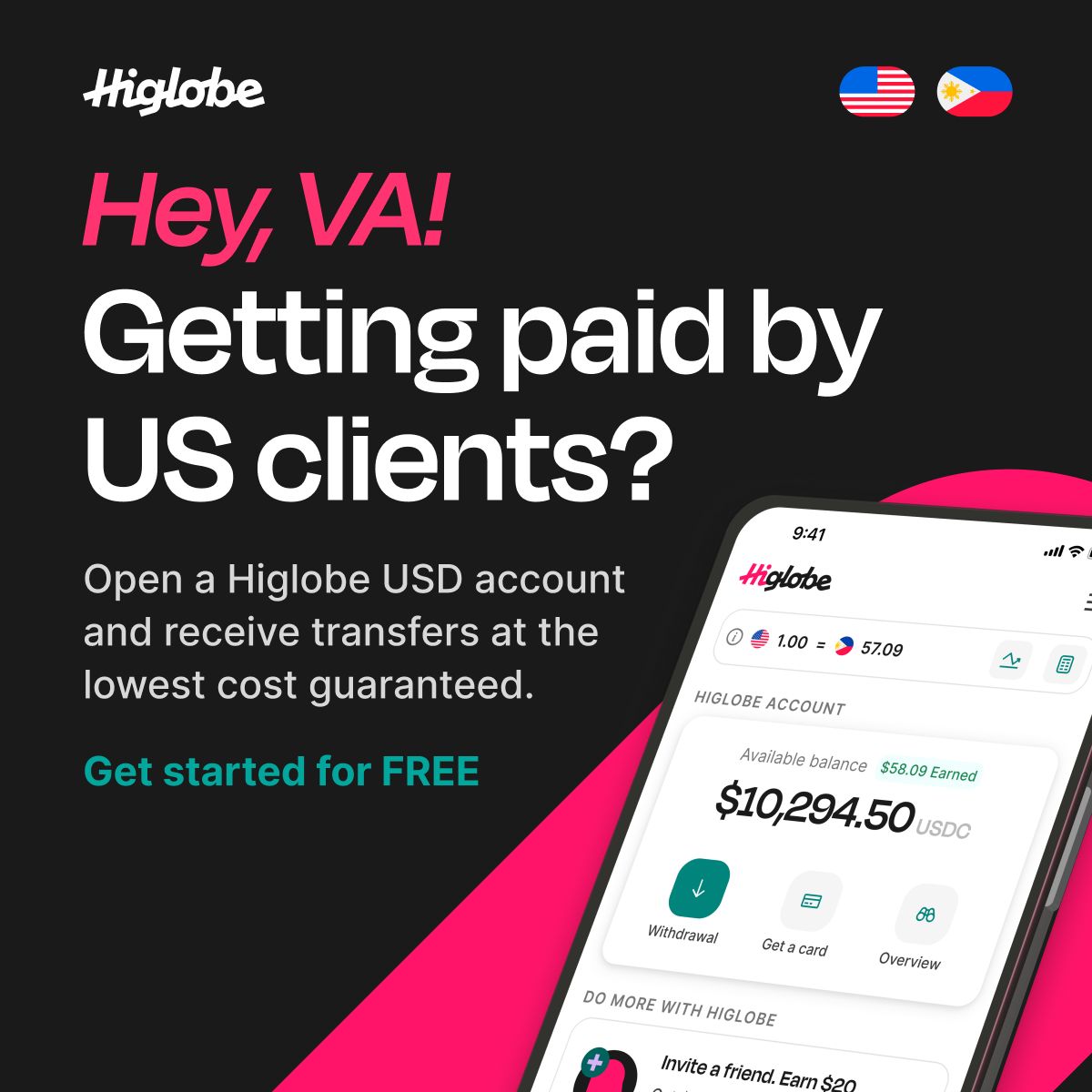 Higlobe ad
