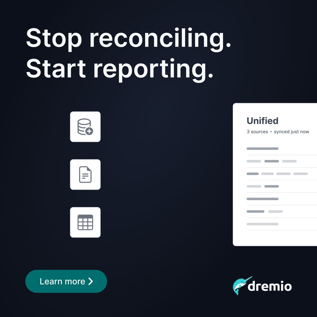 Dremio ad