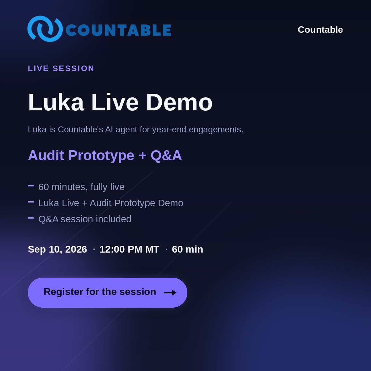 Countable.co ad