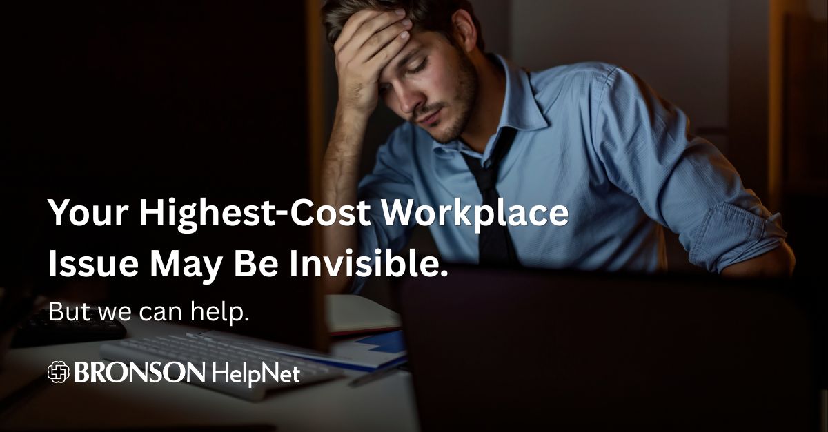 Bronson HelpNet - Employee Assistance Program ad
