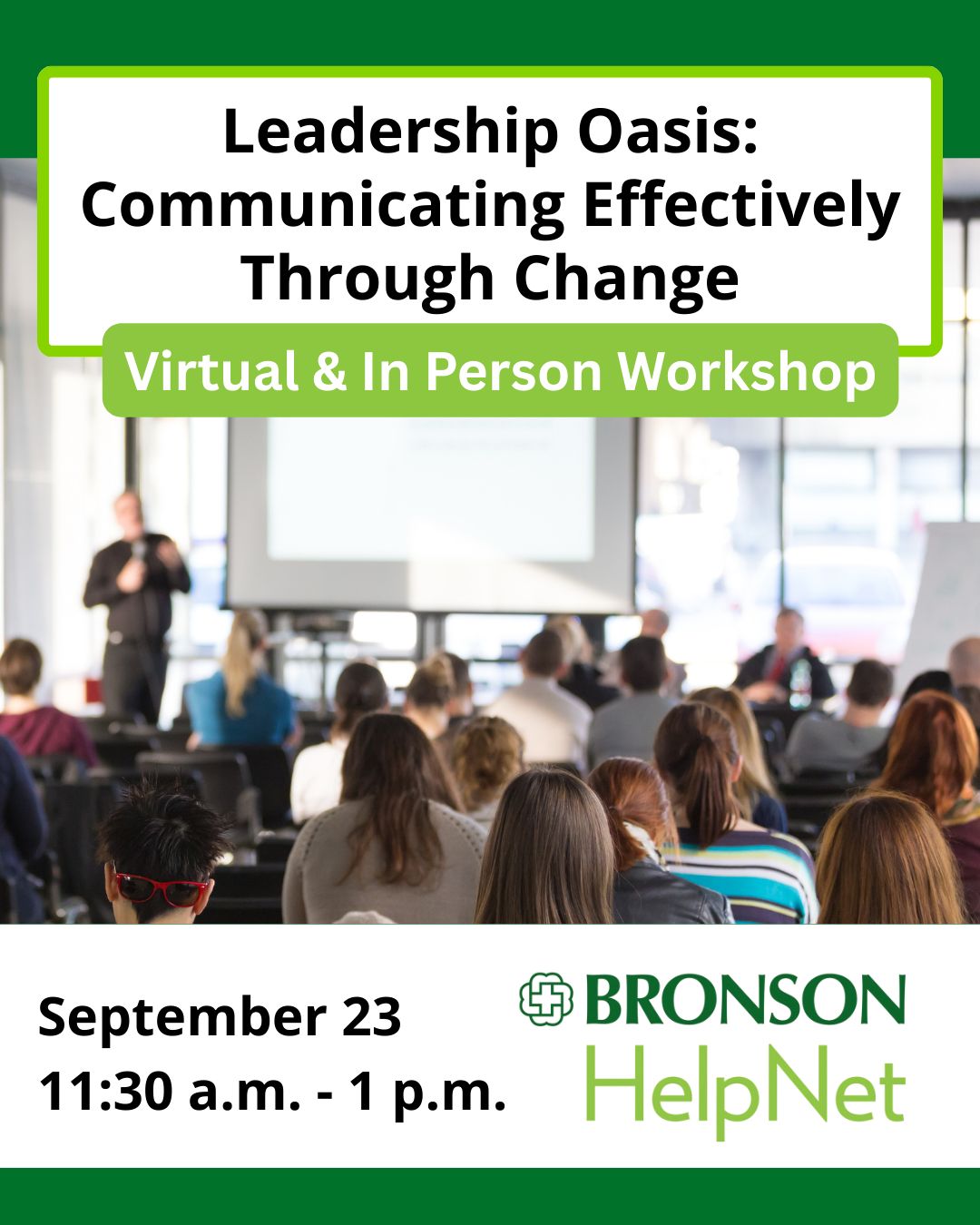 Bronson HelpNet - Employee Assistance Program ad