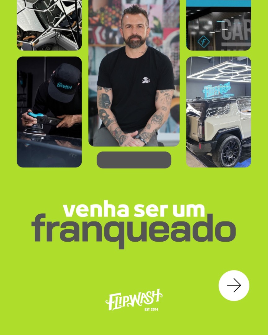 FlipWash Brasil ad