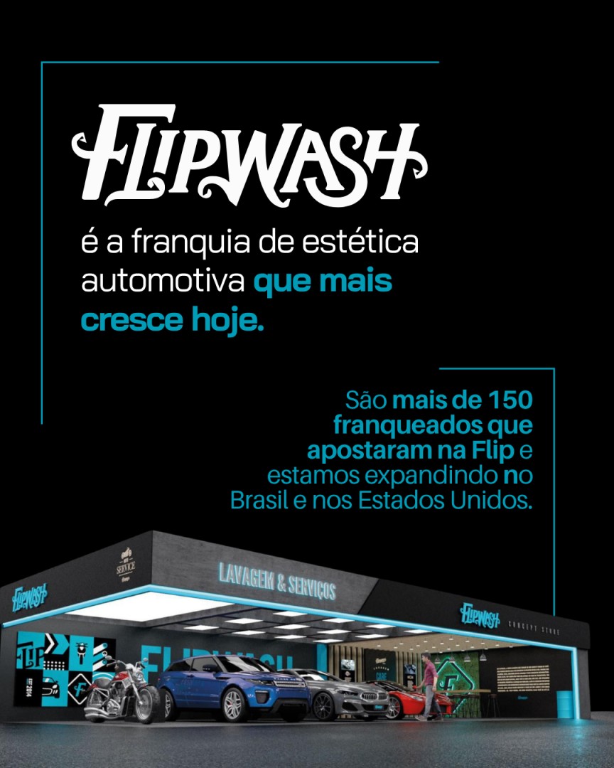 FlipWash Brasil ad