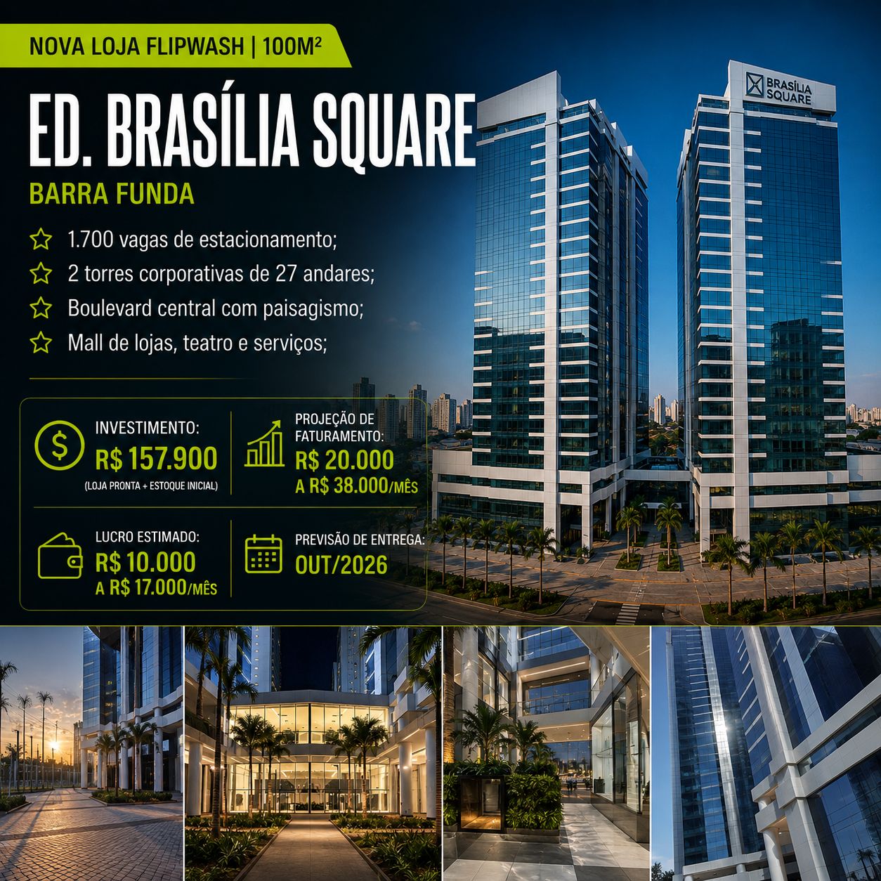 FlipWash Brasil ad