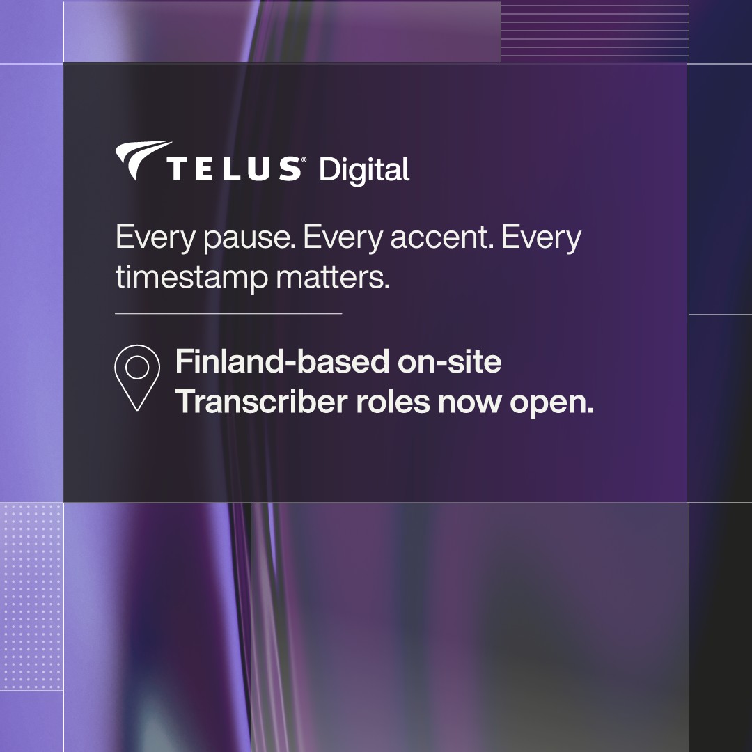 TELUS Digital AI Data Solutions ad