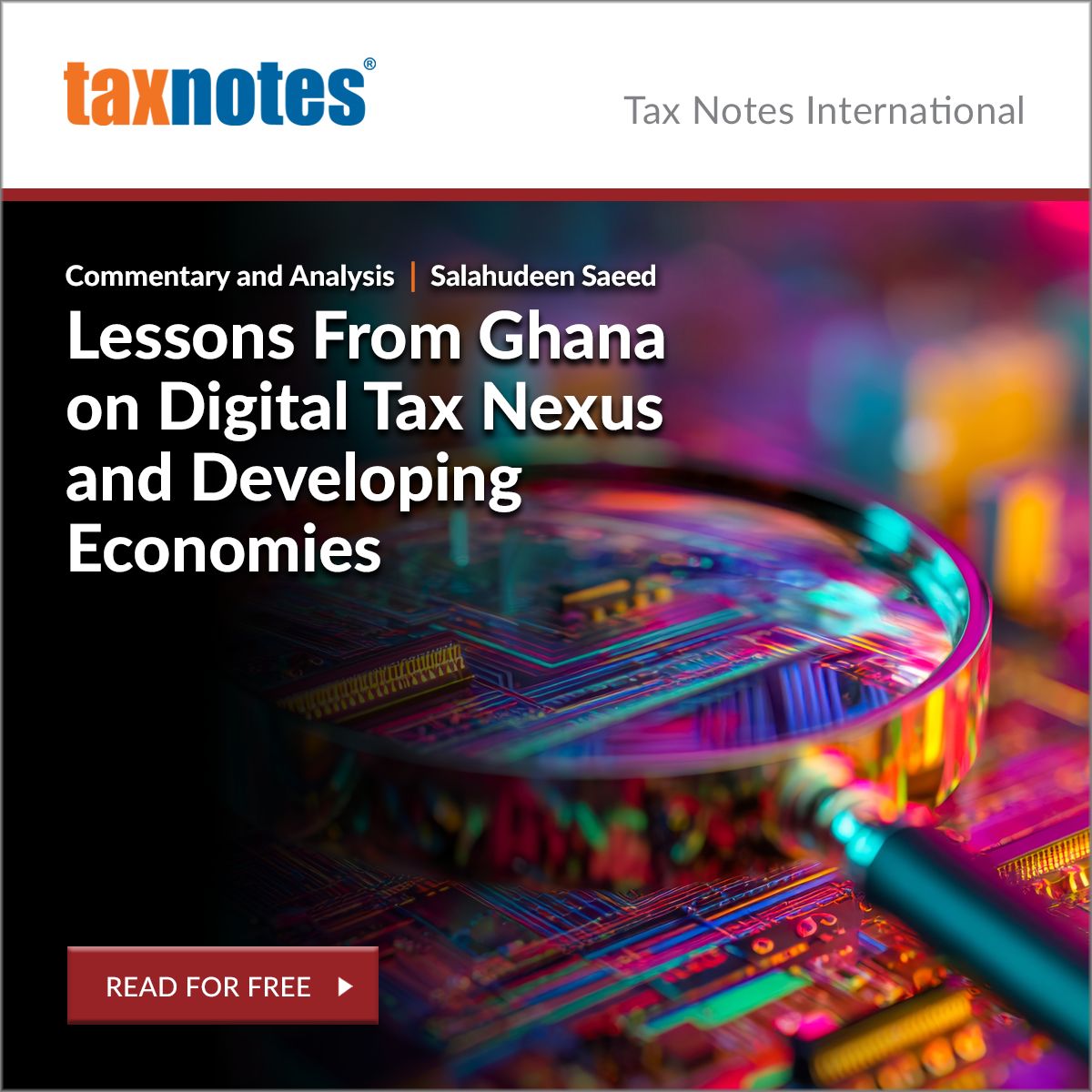 Tax Notes ad