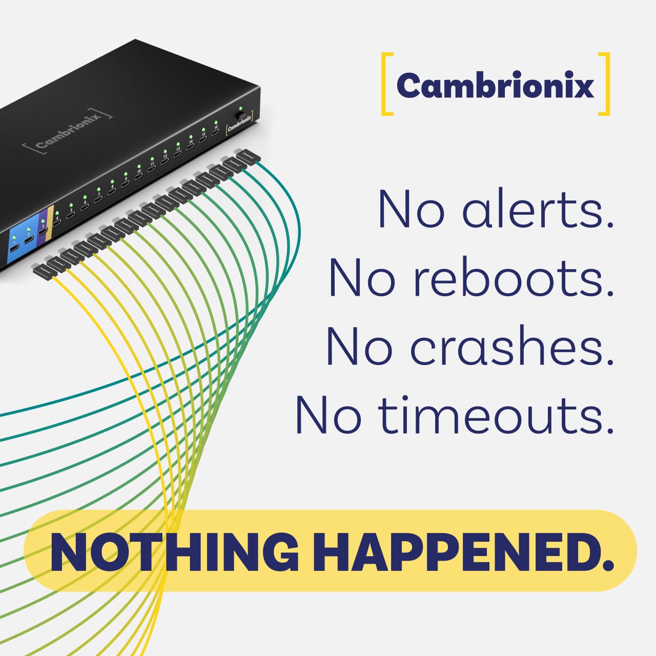 Cambrionix ad