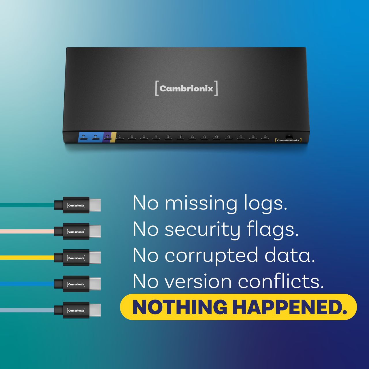 Cambrionix ad