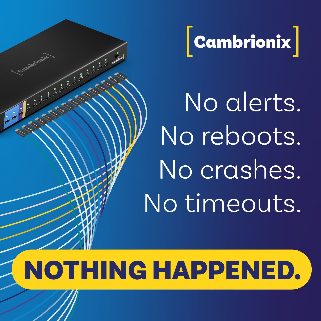 Cambrionix ad