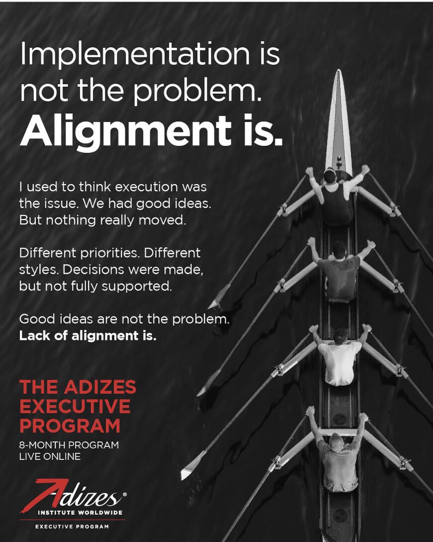 Adizes Institute Worldwide ad