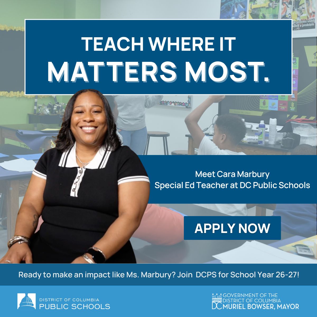 District of Columbia Public Schools (DCPS) ad