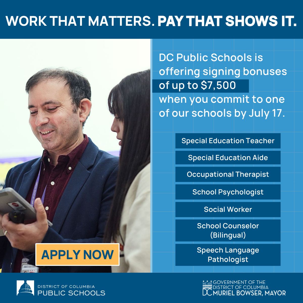 District of Columbia Public Schools (DCPS) ad