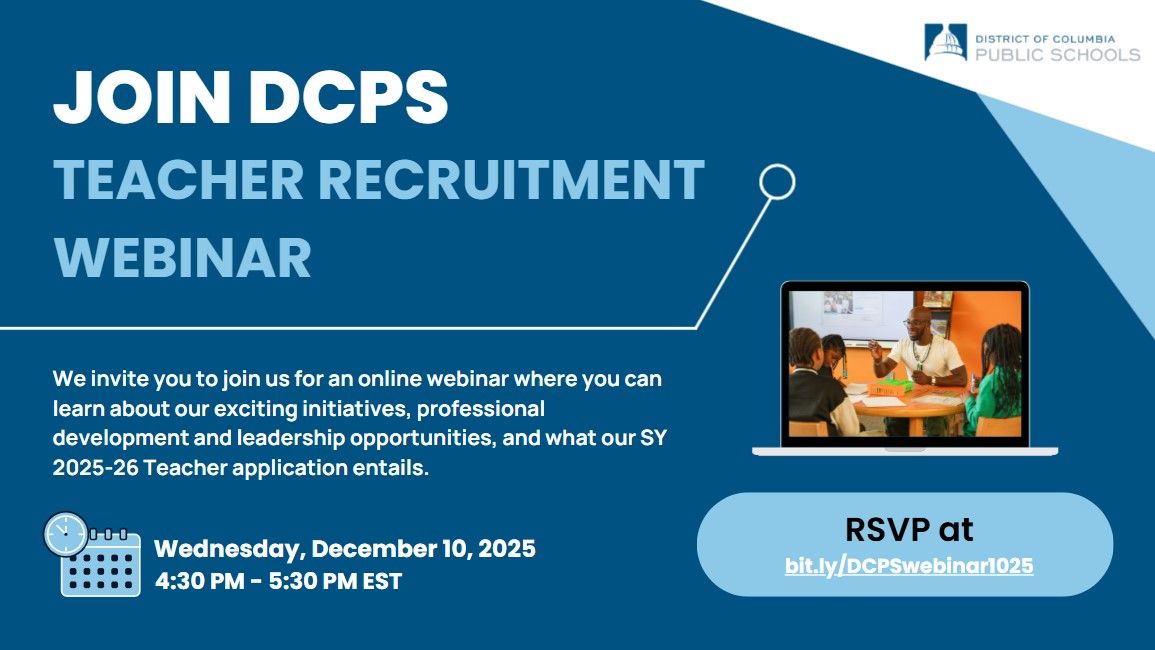 District of Columbia Public Schools (DCPS) ad