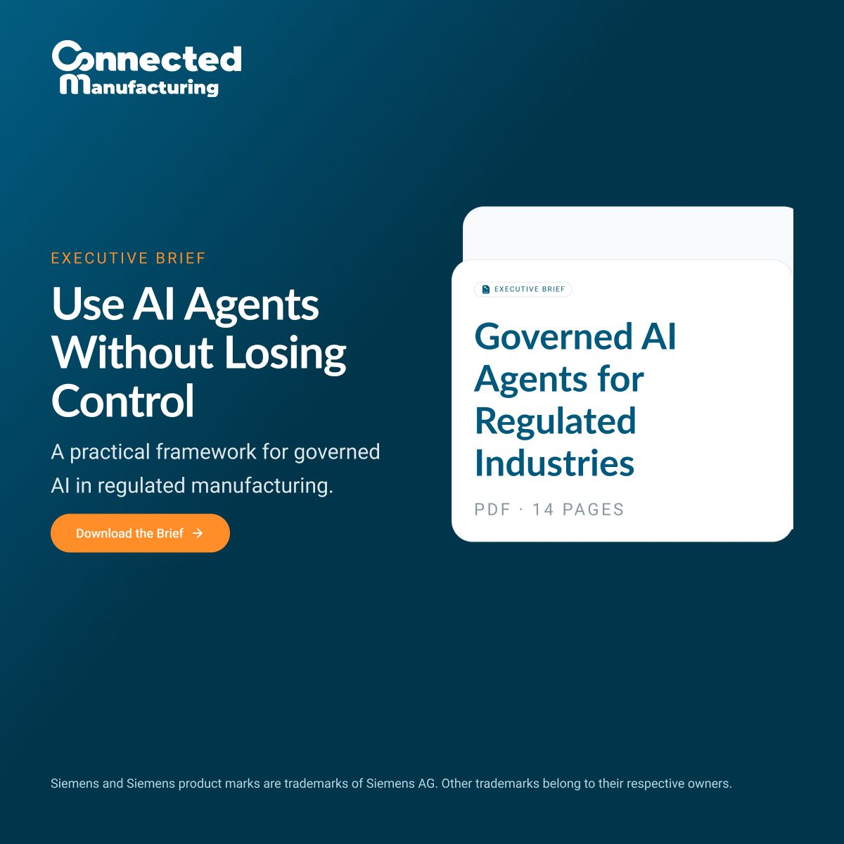 Connected Manufacturing™ ad