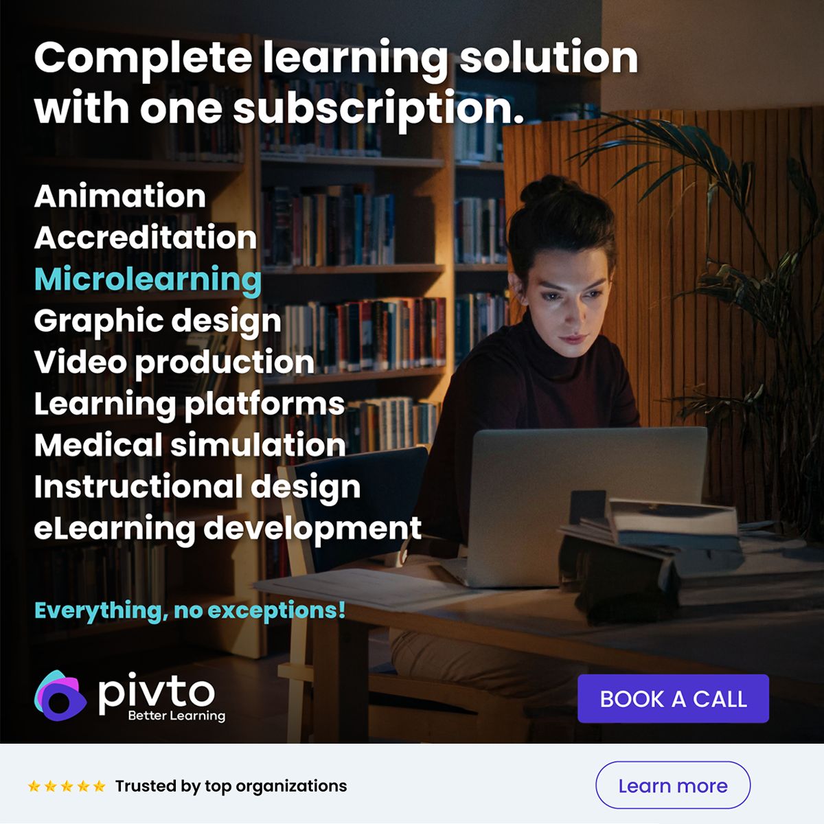 Pivto Better Learning ad