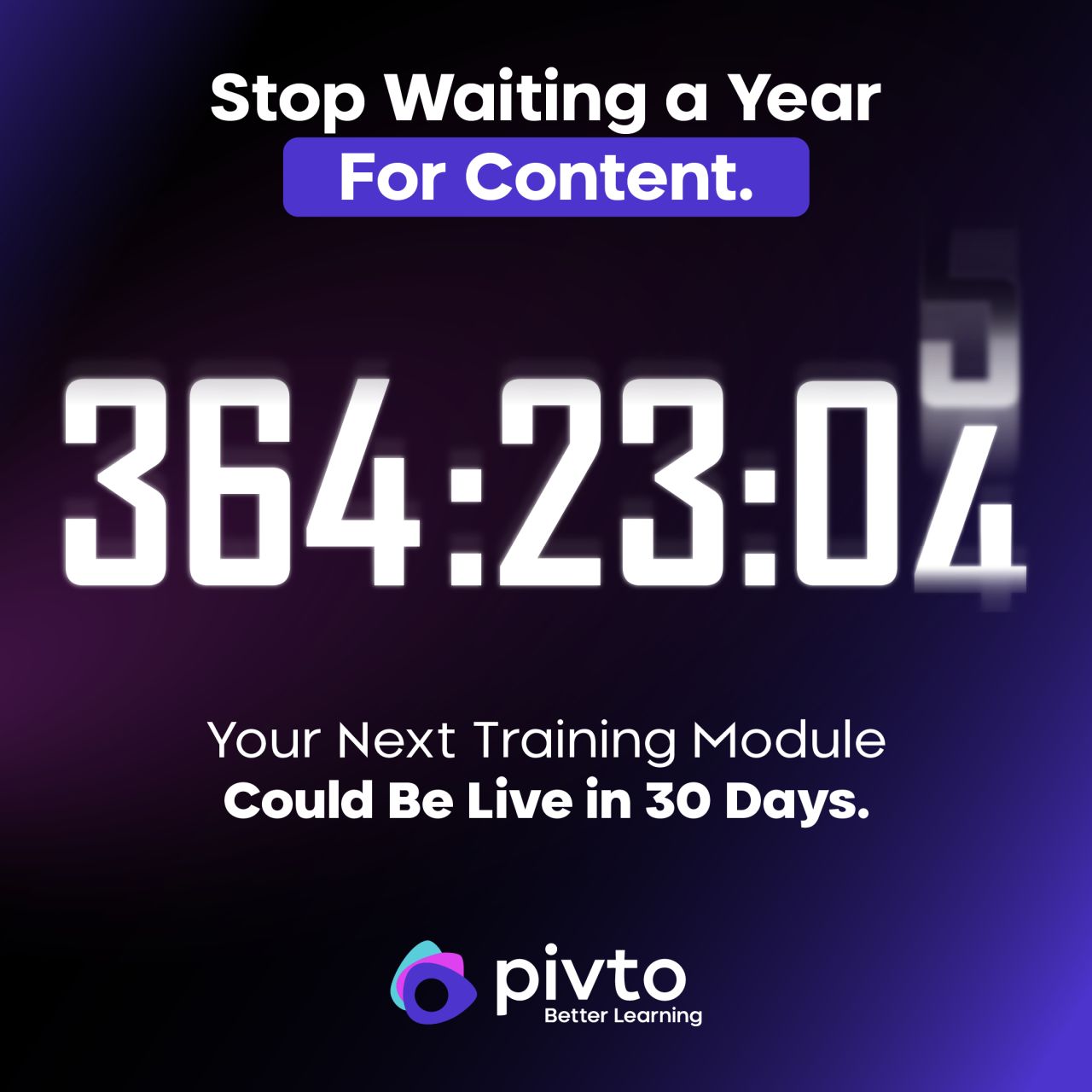 Pivto Better Learning ad