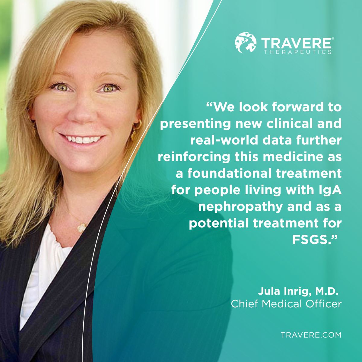 Travere Therapeutics ad