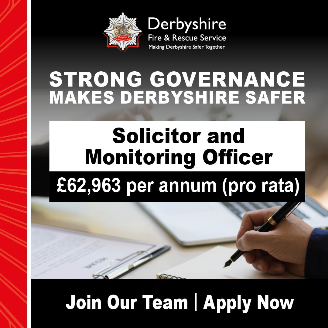Derbyshire Fire & Rescue Service ad