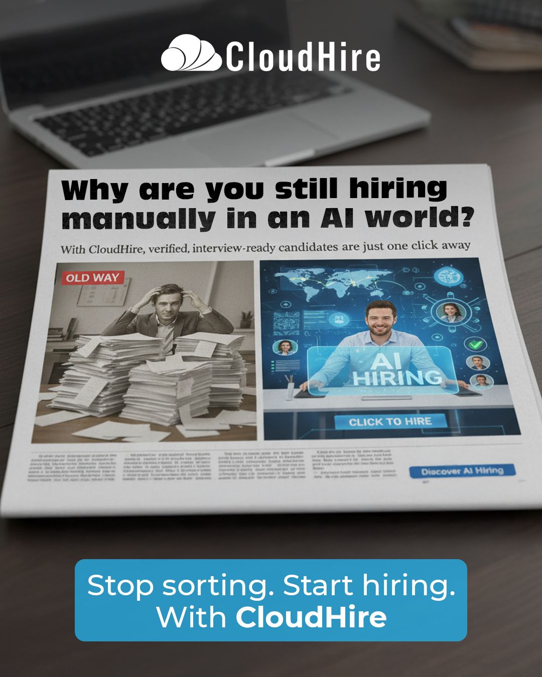 CloudHire ad