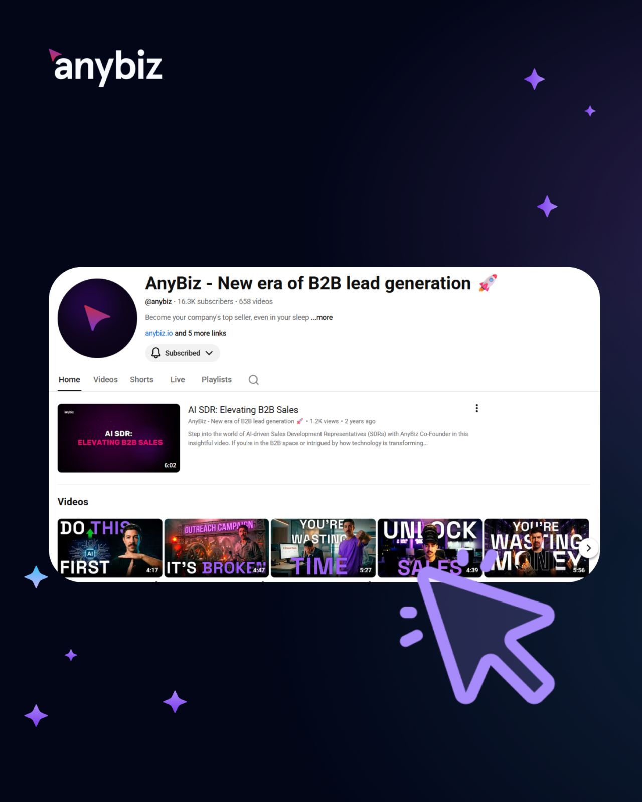 AnyBiz - New era of B2B lead generation. ad