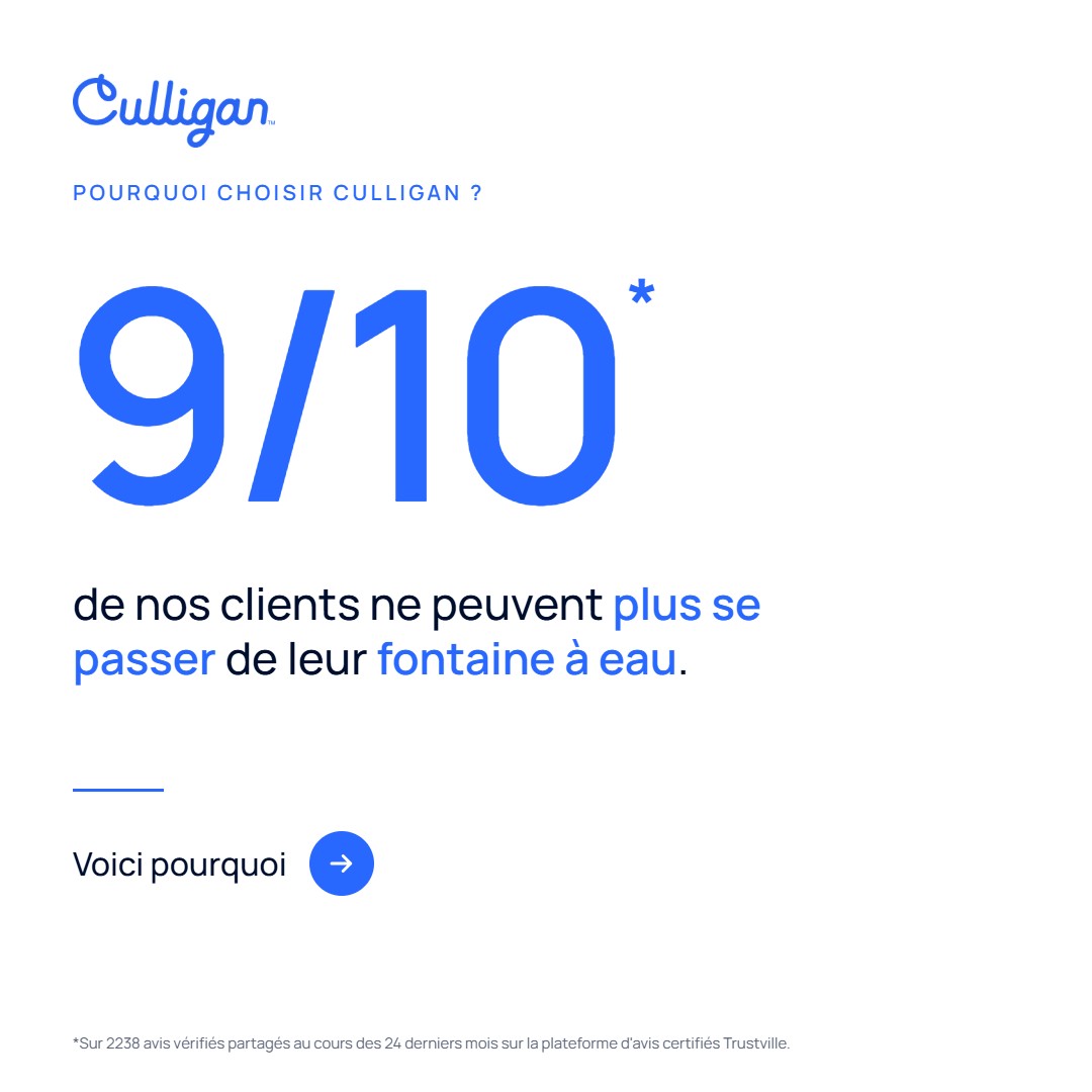 CULLIGAN FRANCE ad