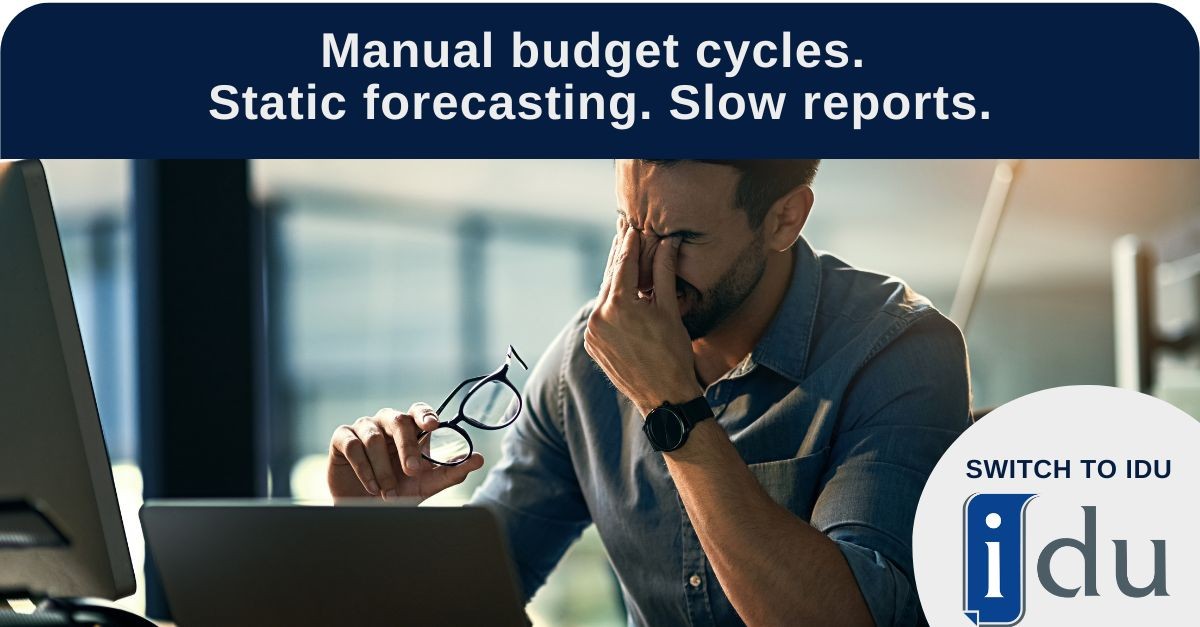 IDU | Budgeting, Forecasting and Reporting Solutions ad