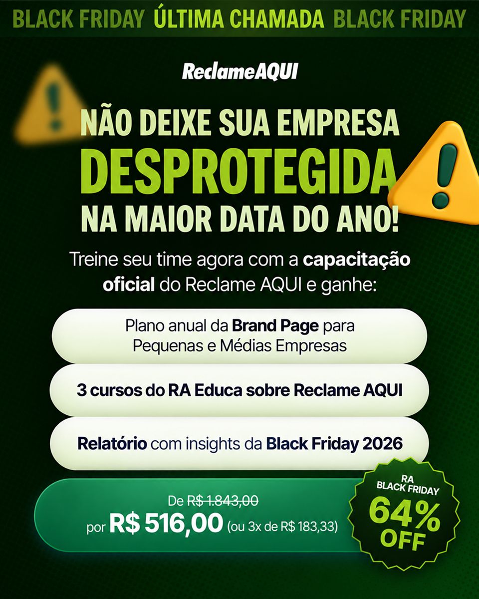 Reclame AQUI ad
