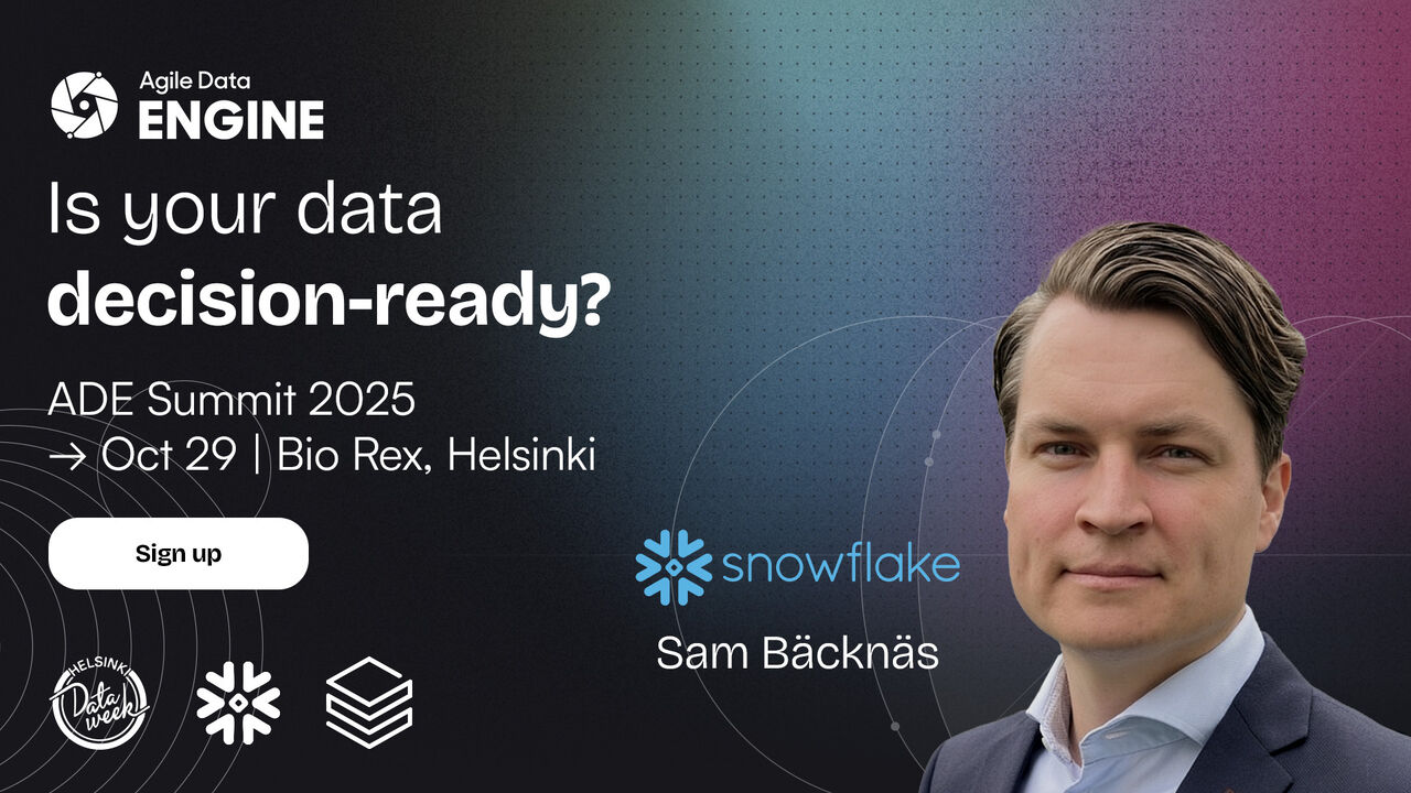 Agile Data Engine ad