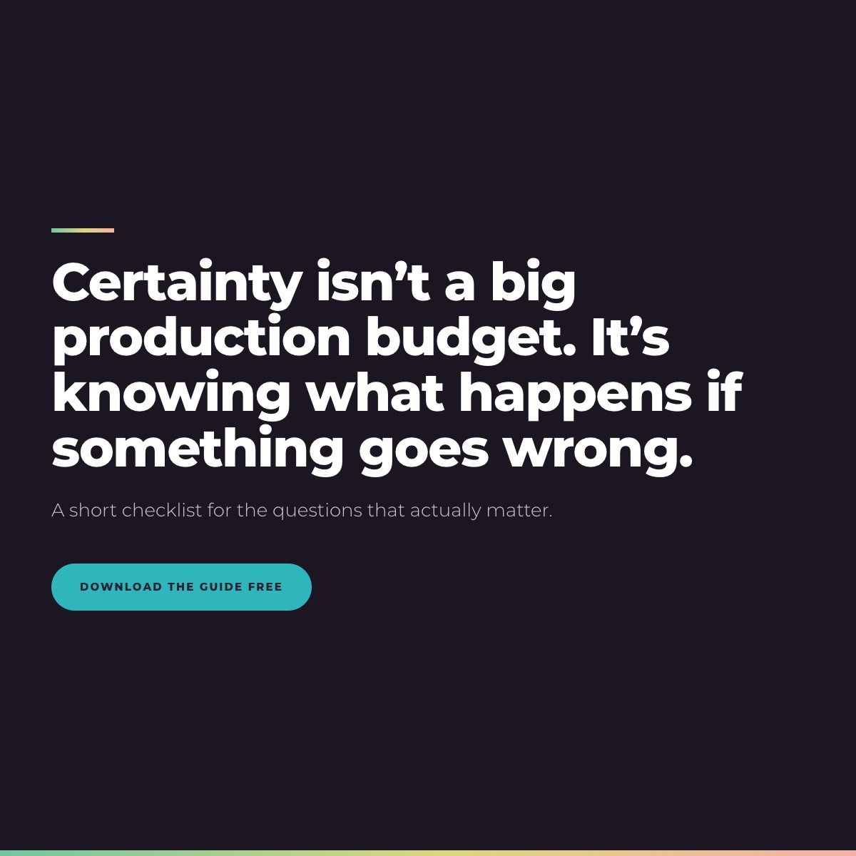 The Chameleon Agency ad