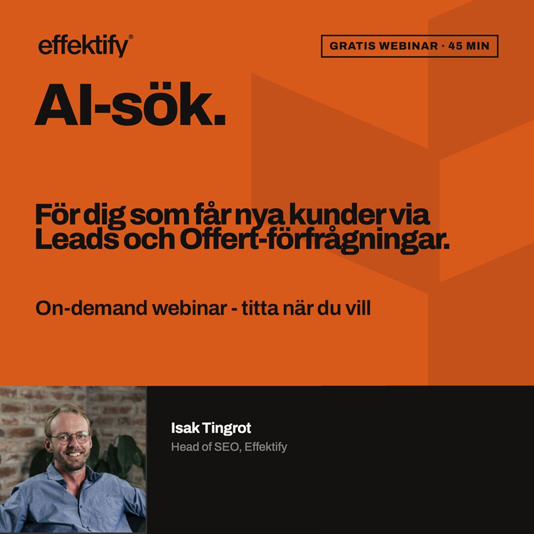 Effektify ad