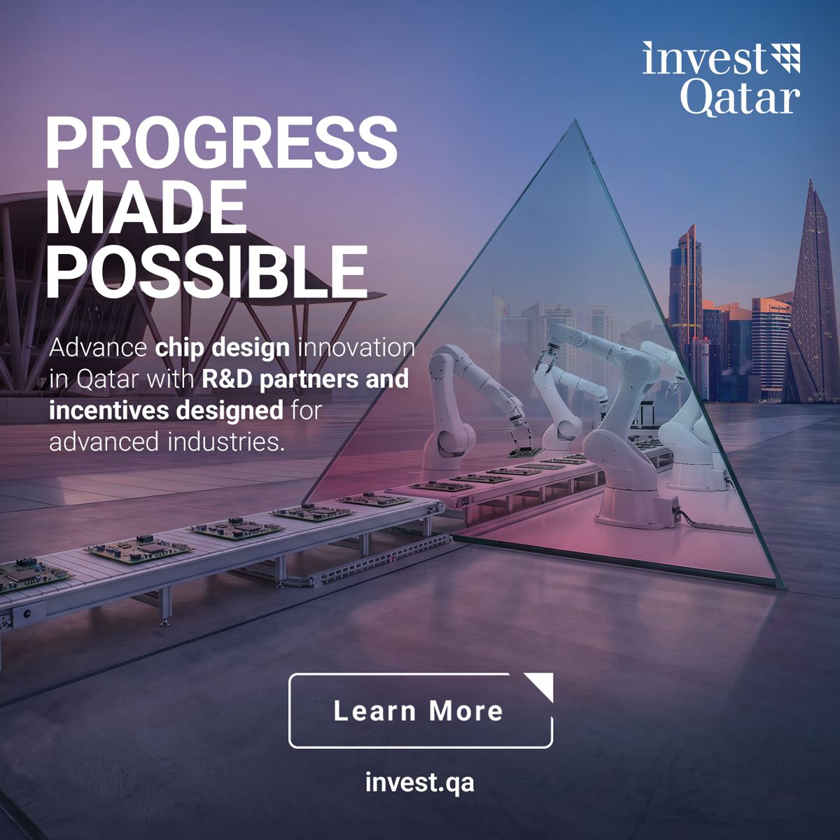 Invest Qatar ad