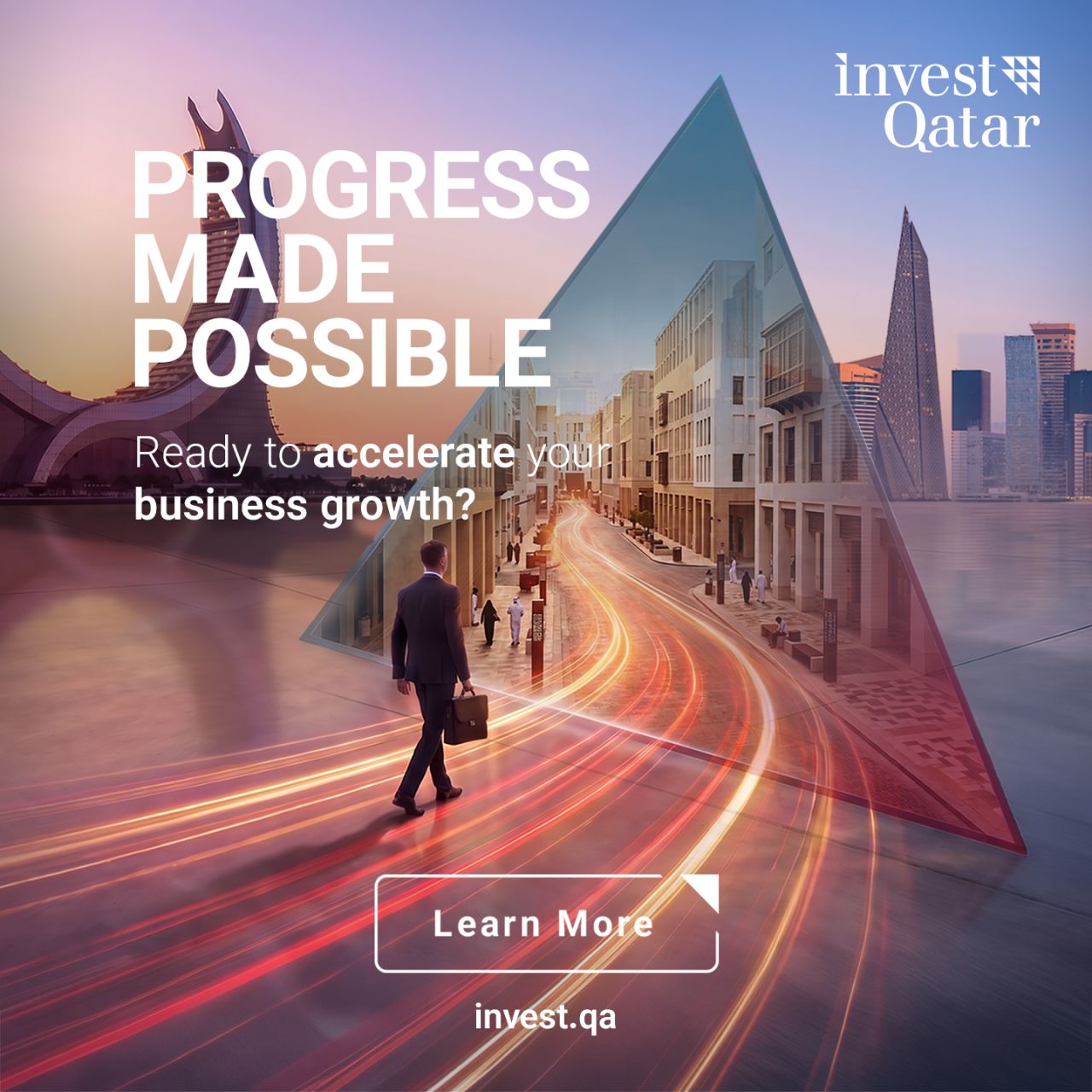 Invest Qatar ad