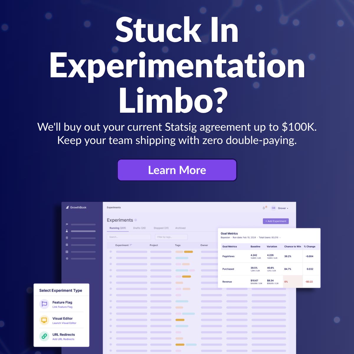GrowthBook ad