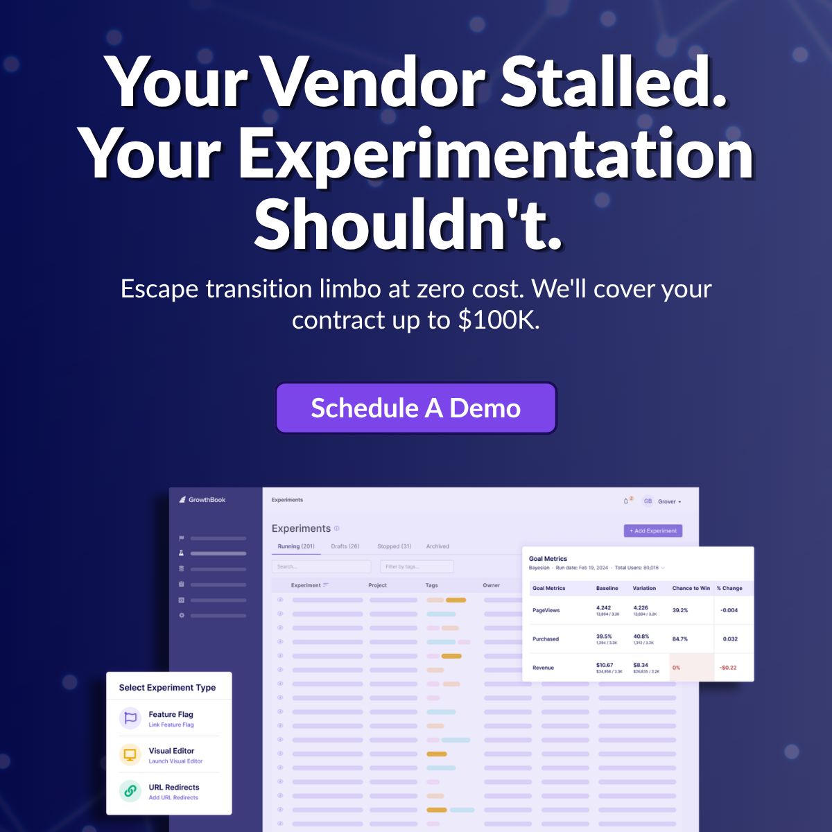 GrowthBook ad