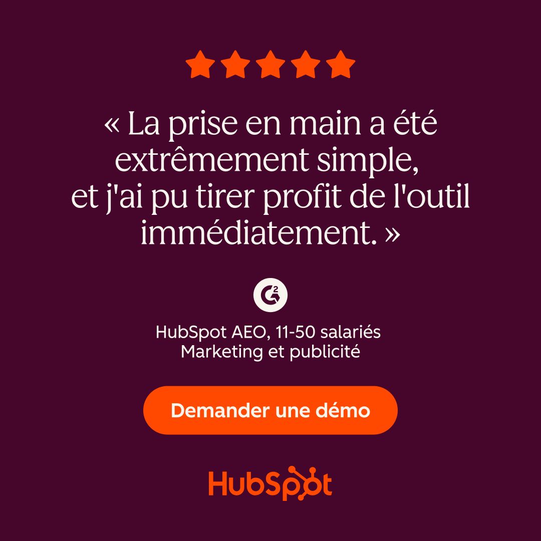 HubSpot ad