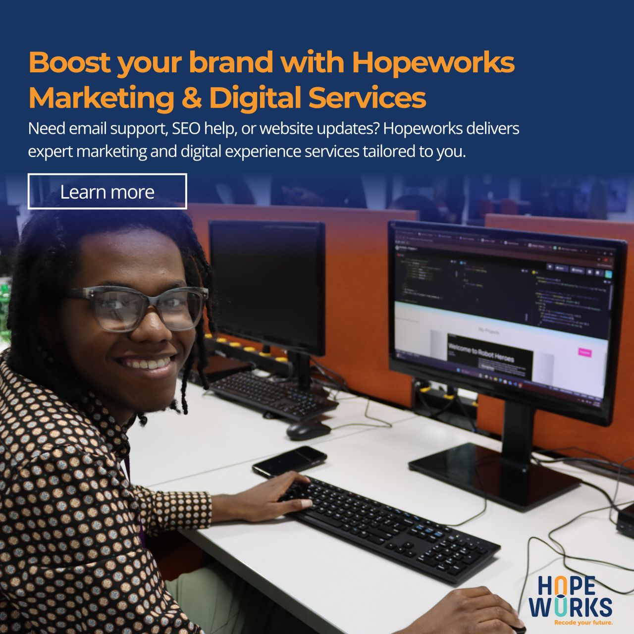 Hopeworks ad