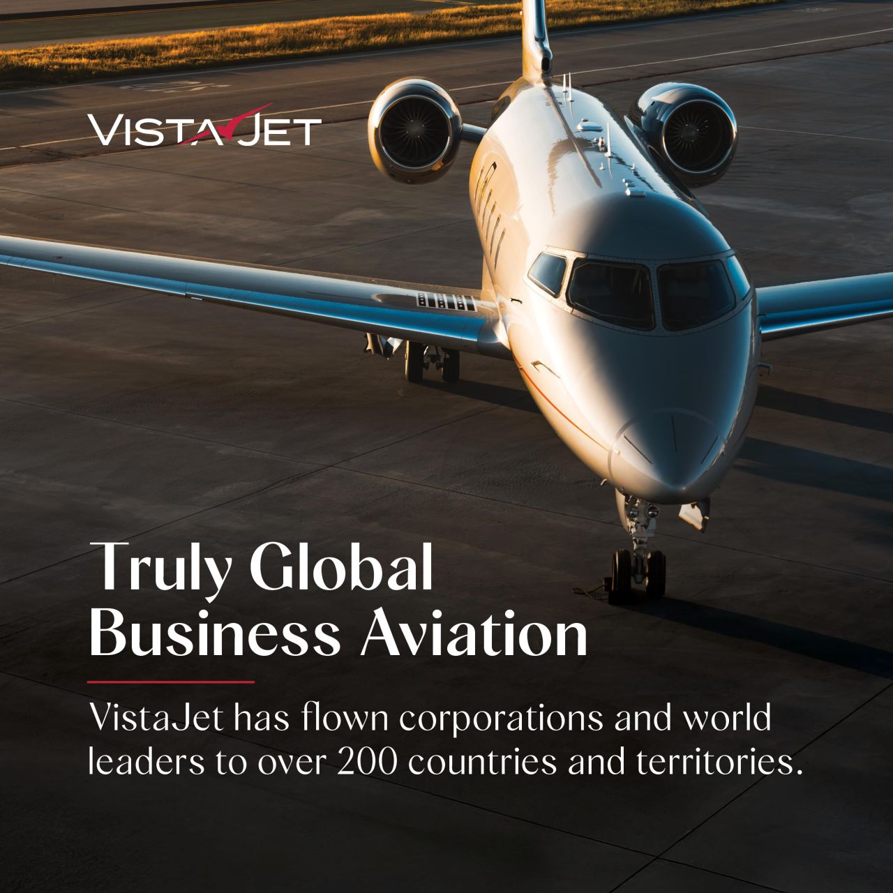VistaJet ad