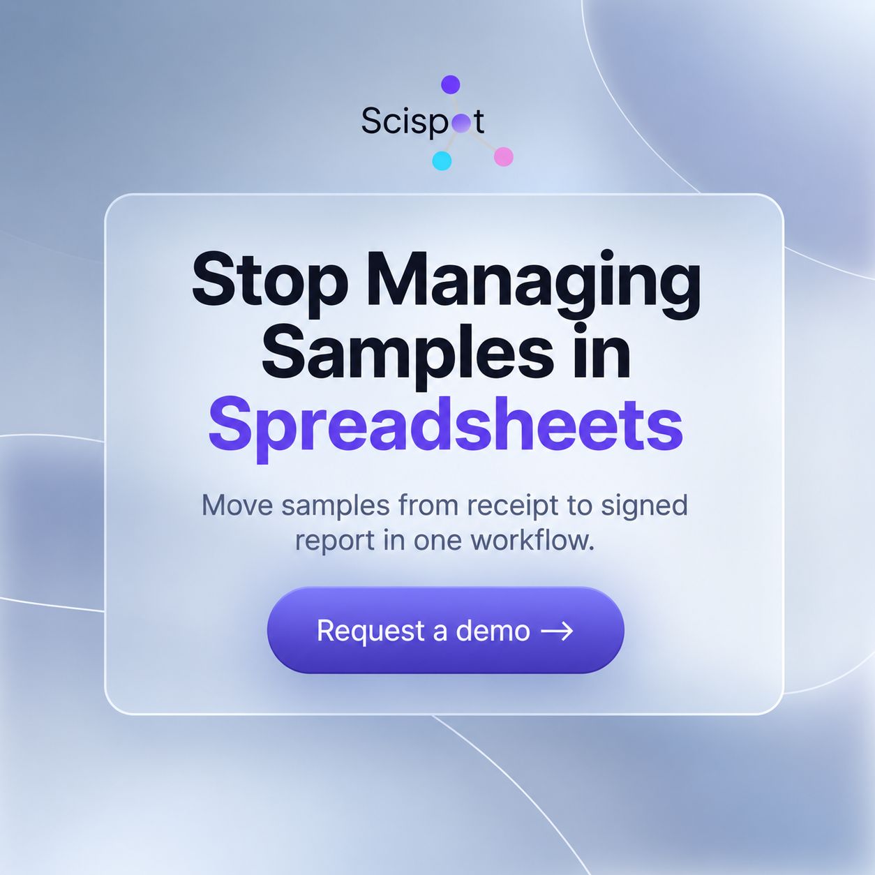Scispot ad