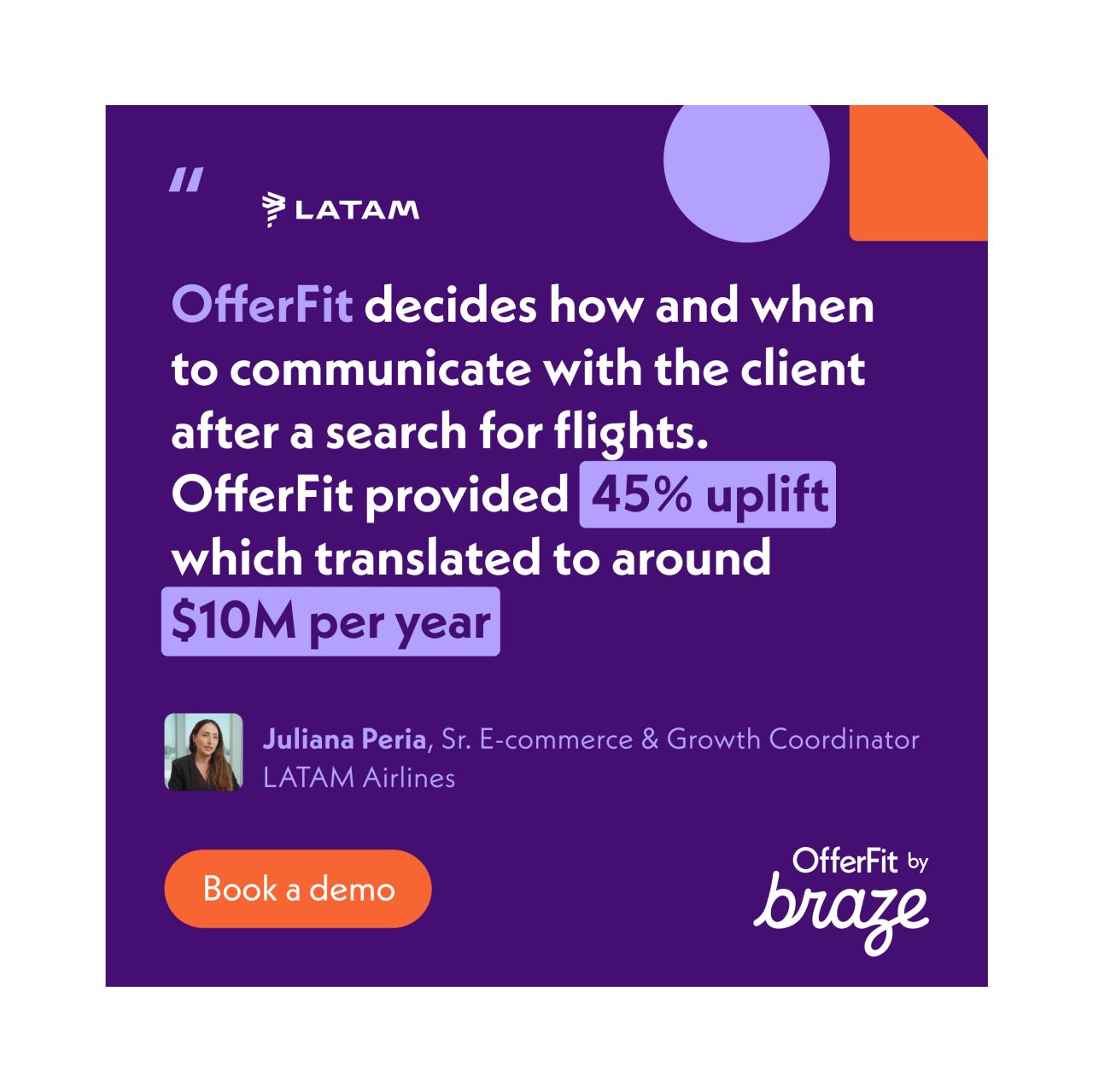 OfferFit by Braze ad