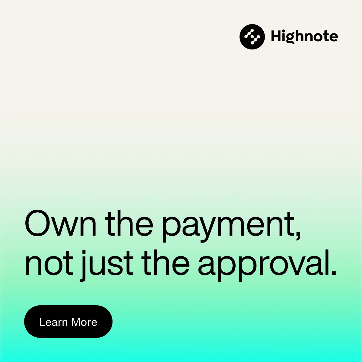 Highnote ad