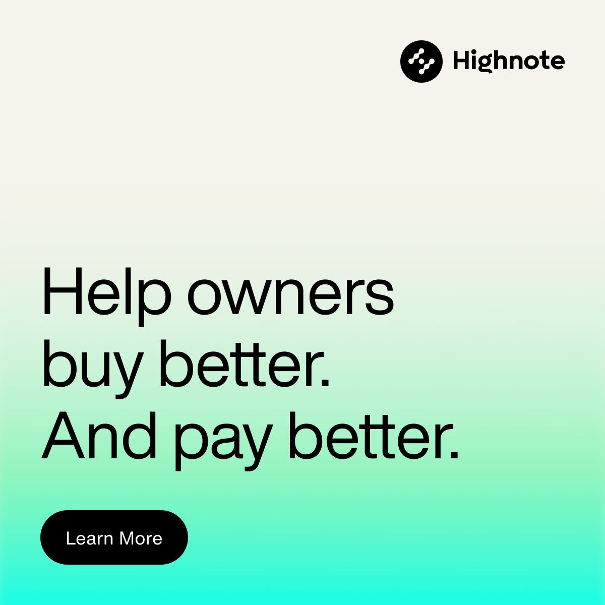 Highnote ad