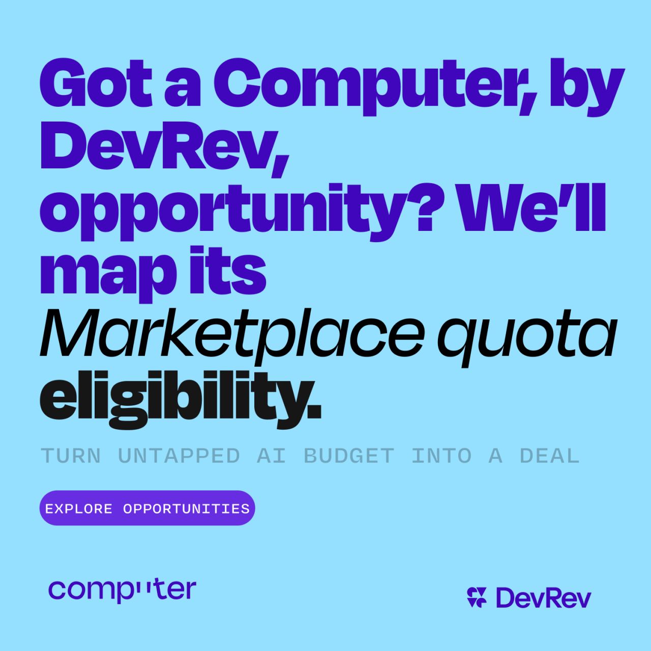 DevRev ad