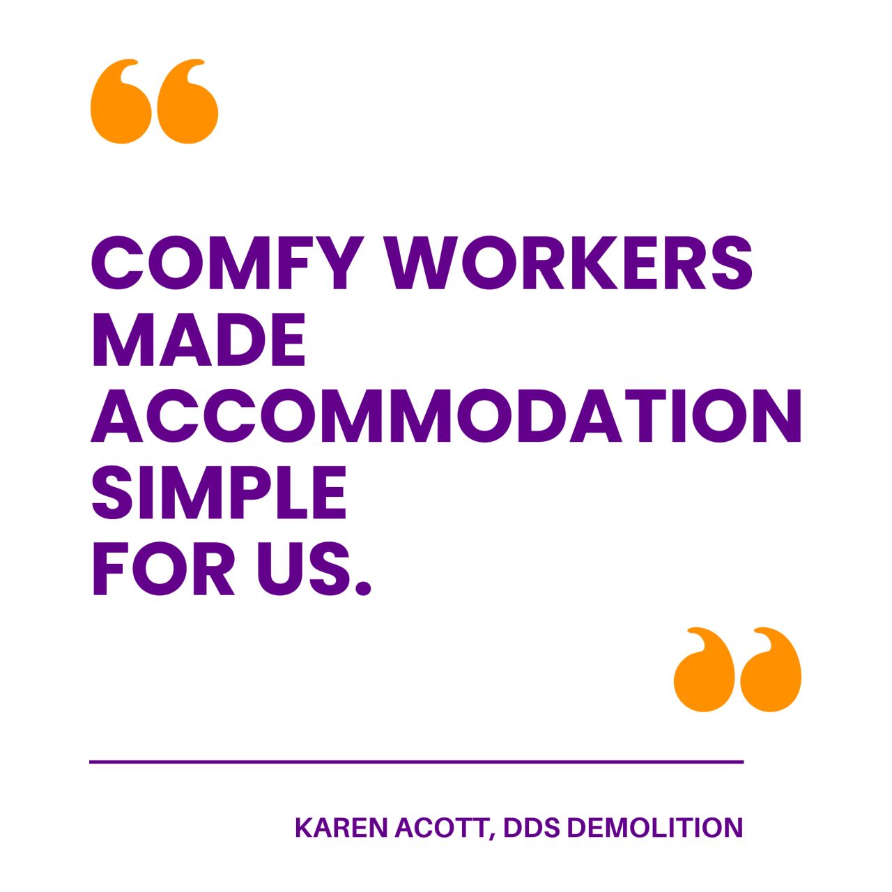 ComfyWorkers ad