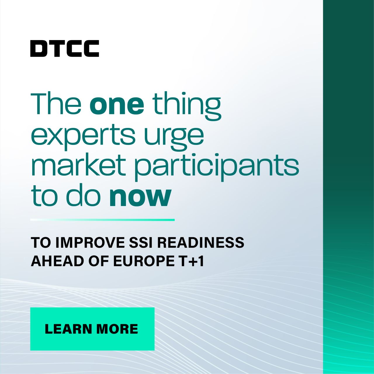 The Depository Trust & Clearing Corporation (DTCC) ad