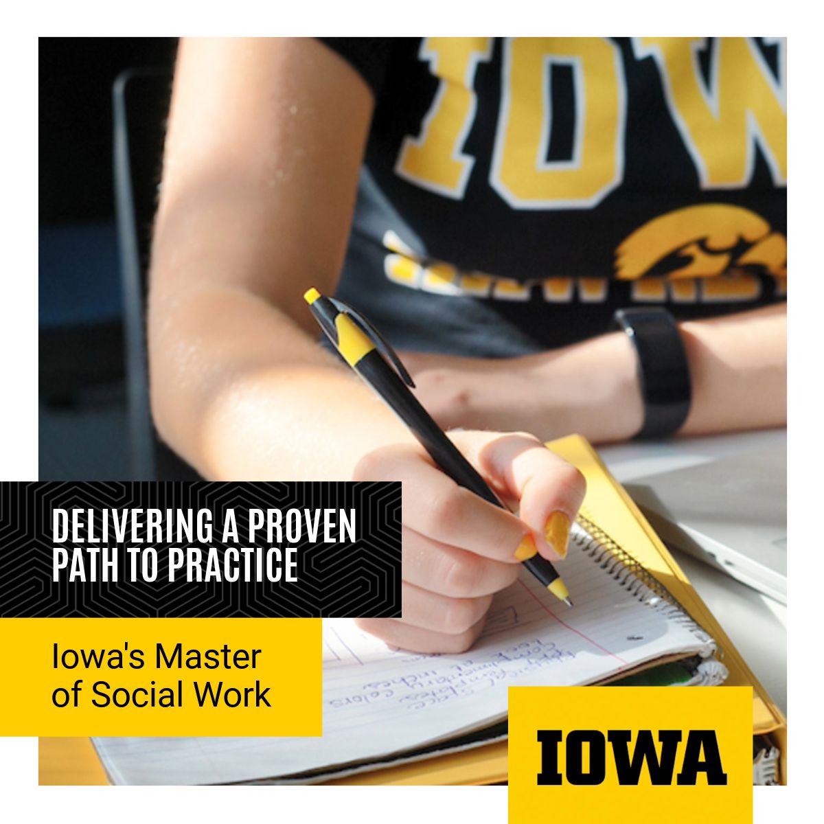 University of Iowa School of Social Work ad
