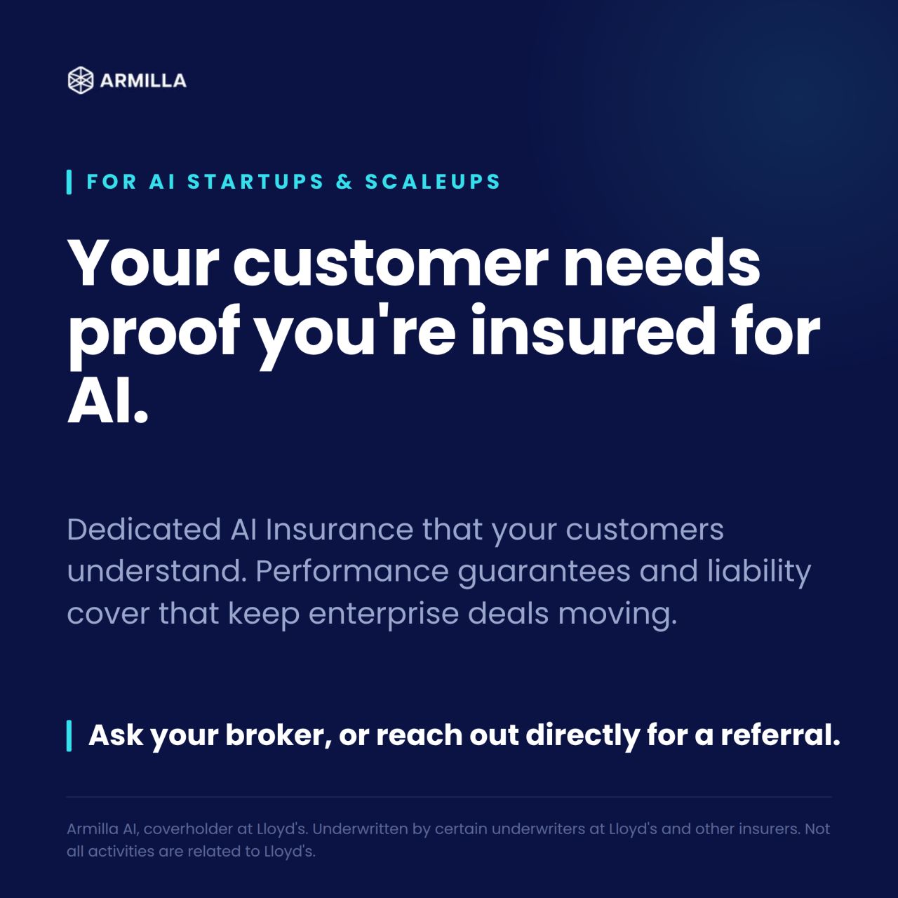 Armilla AI ad