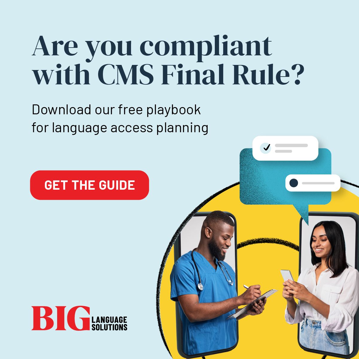 BIG Language Solutions ad