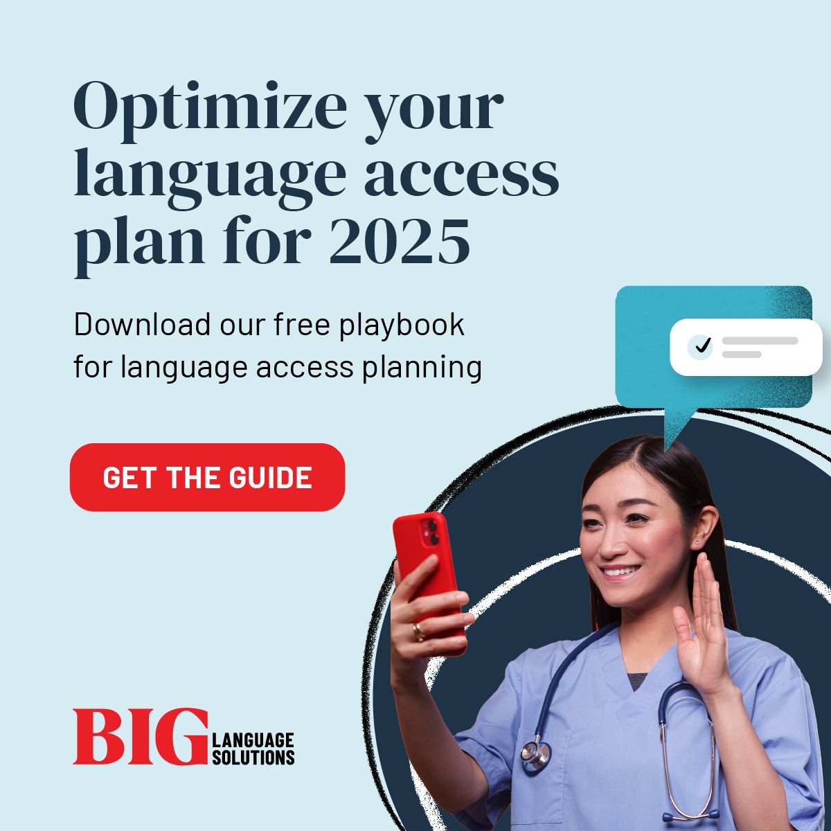 BIG Language Solutions ad
