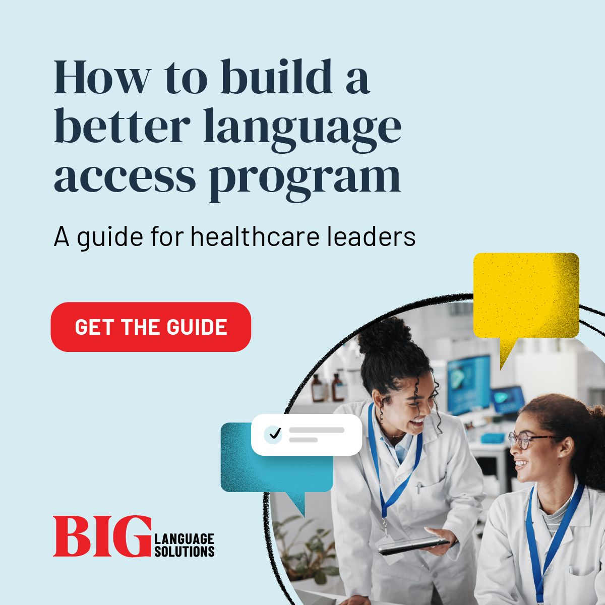 BIG Language Solutions ad